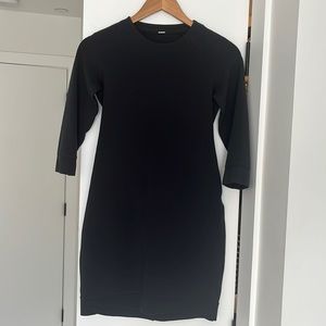 lululemon dress fitted black US4